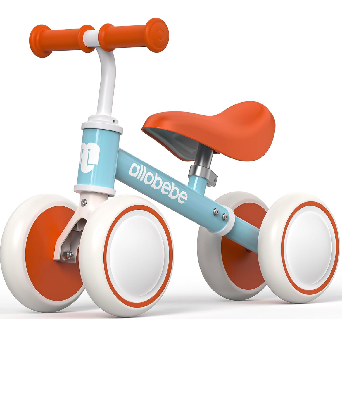 allobebe Balance Bike, 12-24 Month Toddler Balance Bike for 1 Year Old Boy Girl Gifts, Baby 1st Birthday Gifts 4 Silence Wheels First Riding on Toys