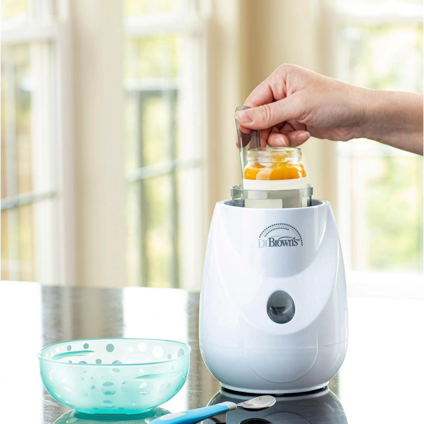 Dr. Brown’s™ Insta-Feed™ Bottle Warmer and Sterilizer, 5.4" x 5.4" x 8.7"