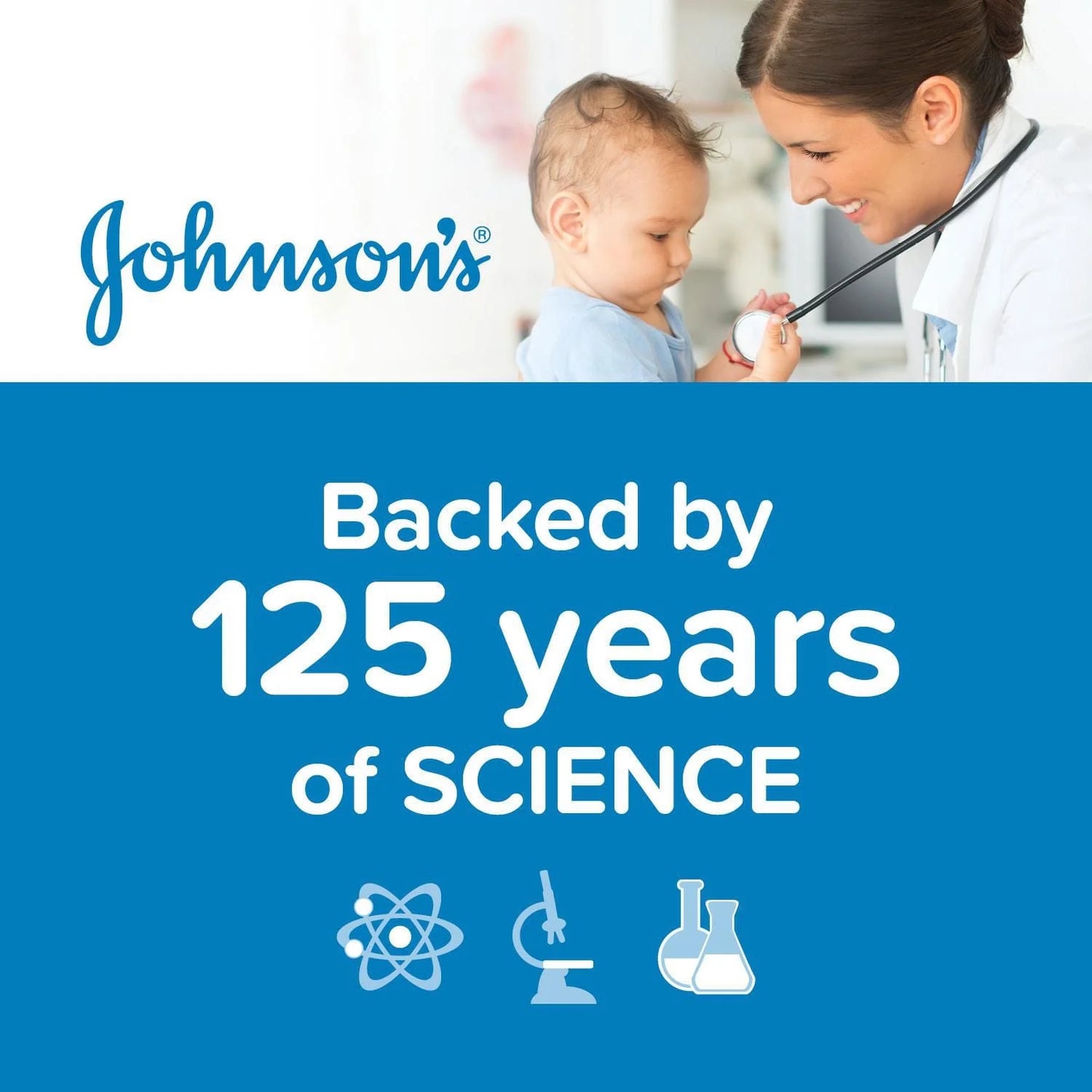 Johnson's Baby Wash and Shampoo for Baths, Head-to-Toe, Tear Free, 1000 mL