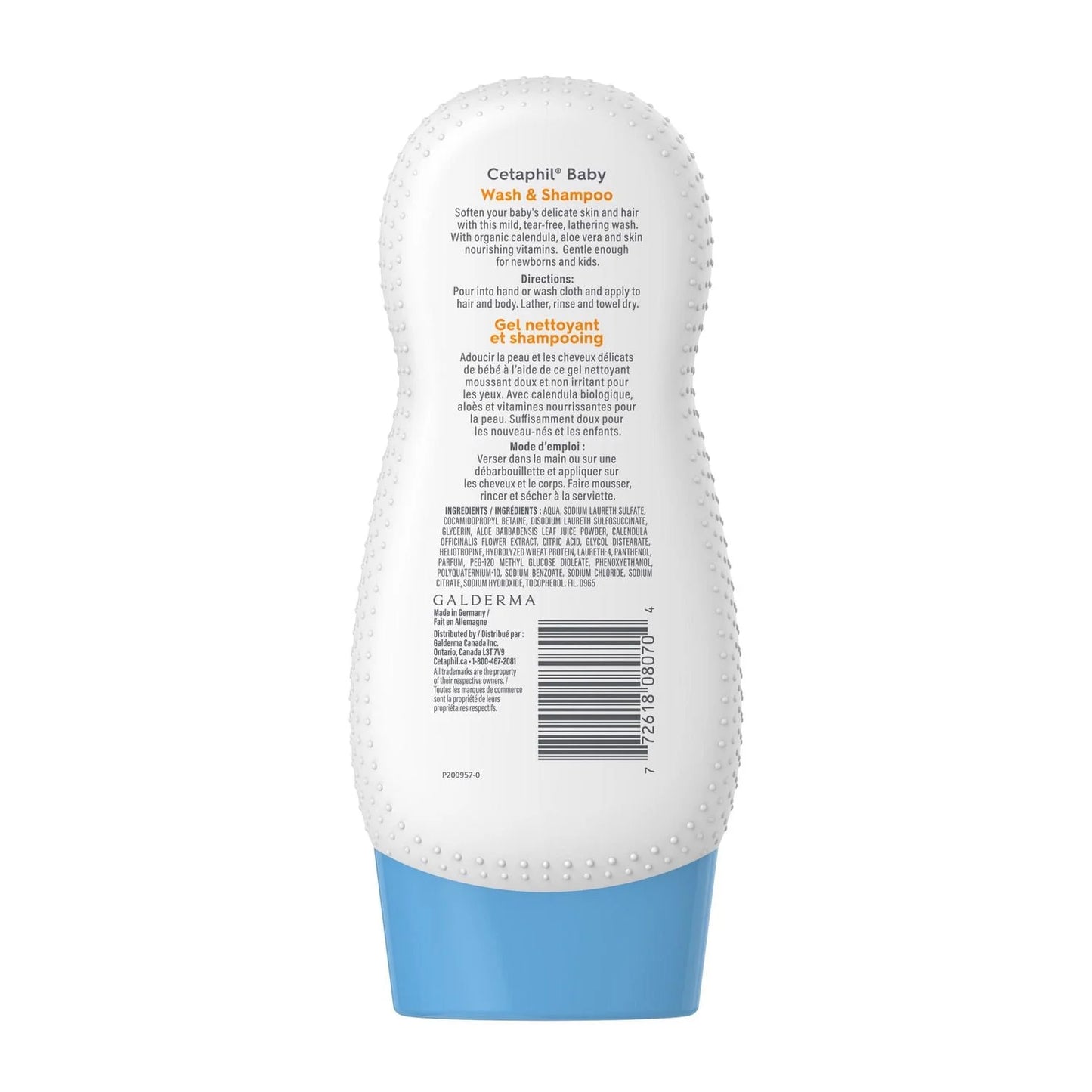Cetaphil Baby Wash And Shampoo, 230ml