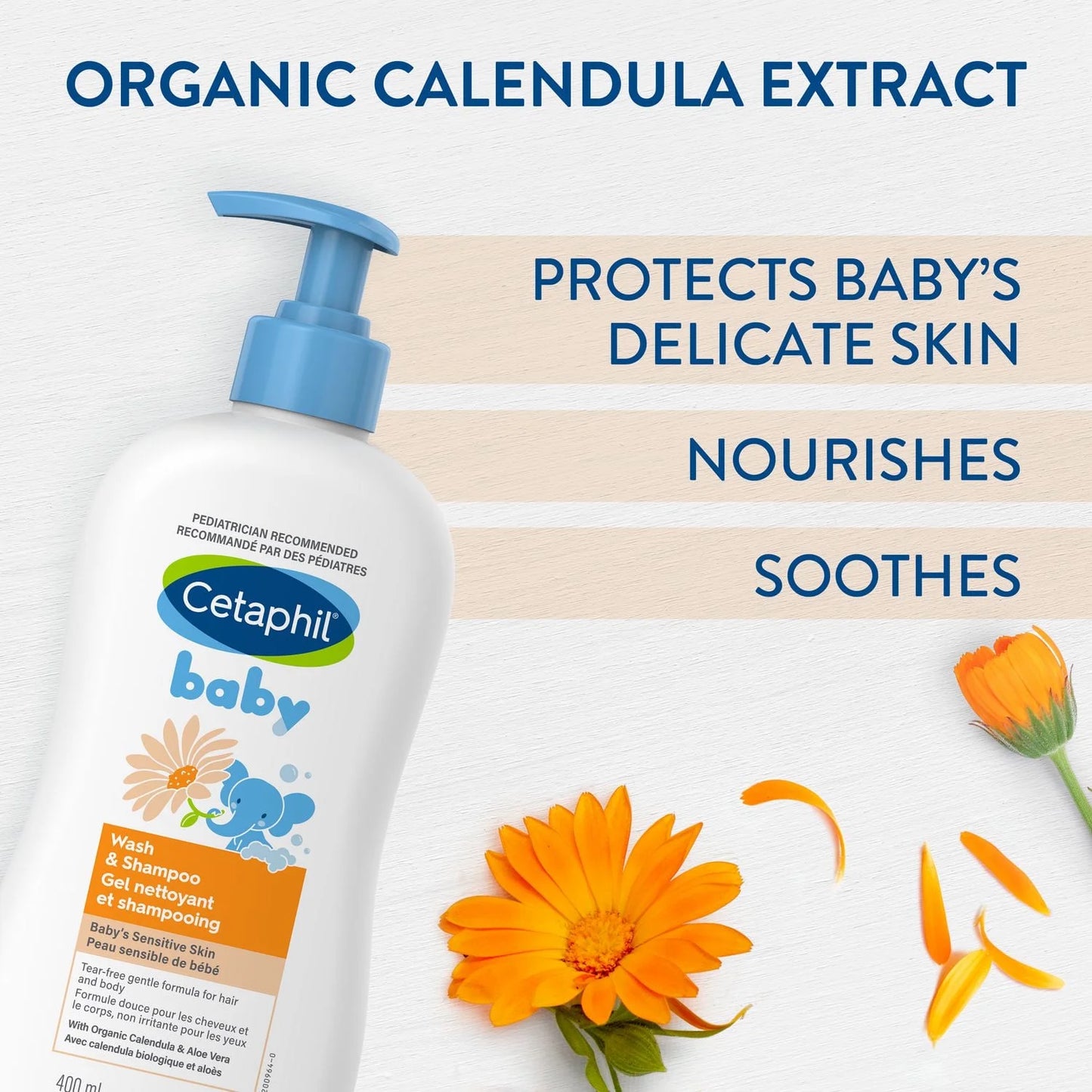 Cetaphil Baby Wash And Shampoo, 230ml