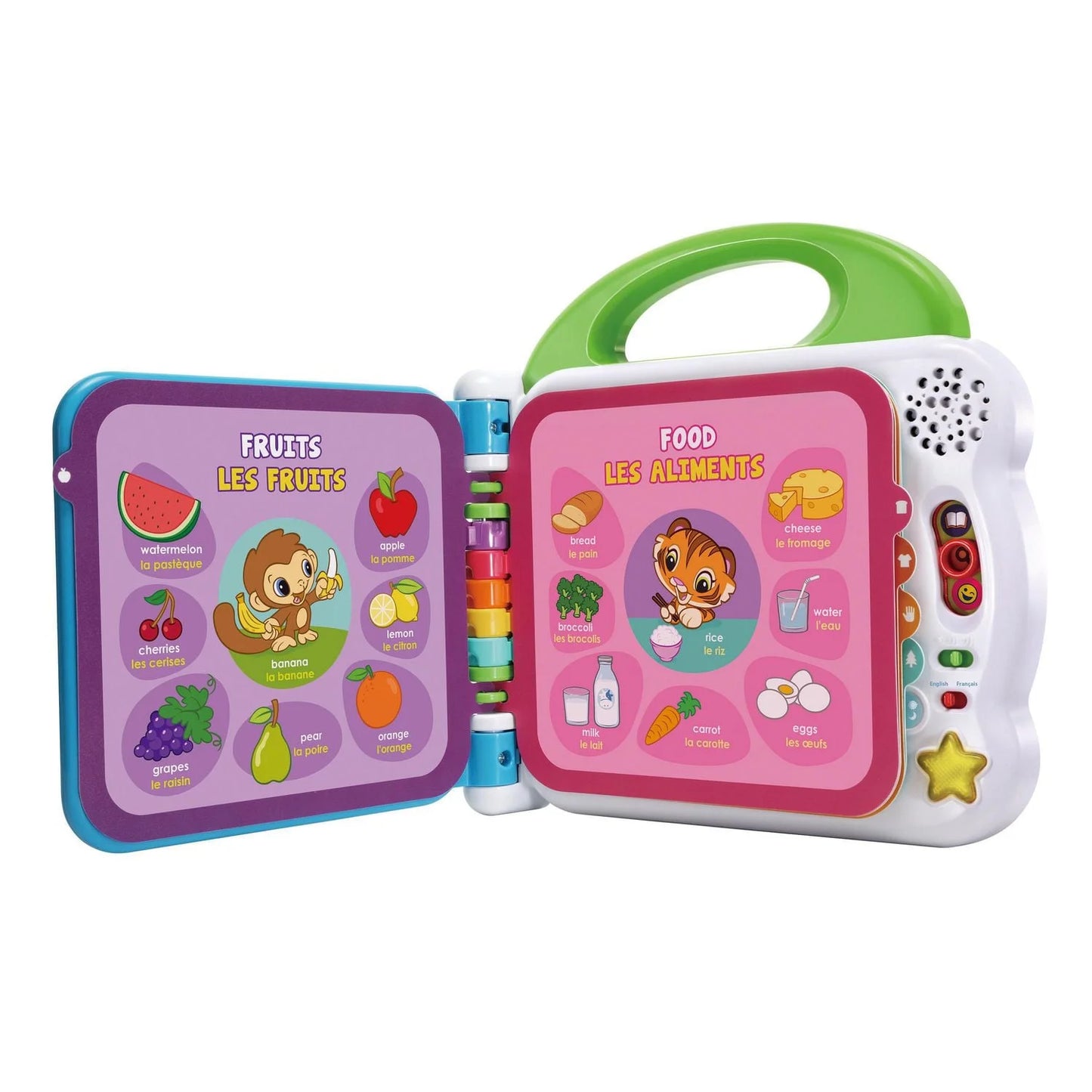 LeapFrog Learning Friends 100 Words Book - Baby and Toddler Toys, 18+ Months, Bilingual English & French
