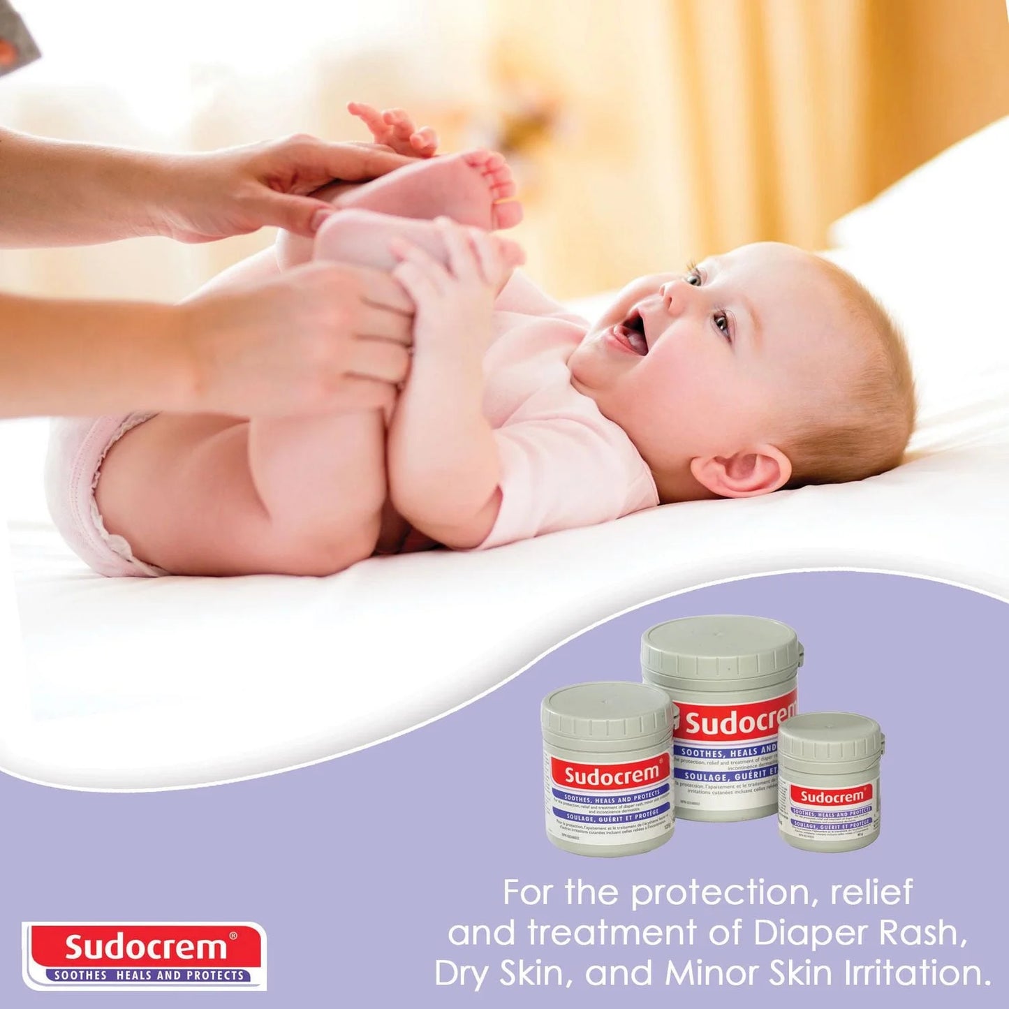 Sudocrem® Healing Cream - 250 gTub - Diaper Rash | Minor Skin Irritations | Incontinence Dermatitis Cream, Recommended by pediatricians, dermatologists