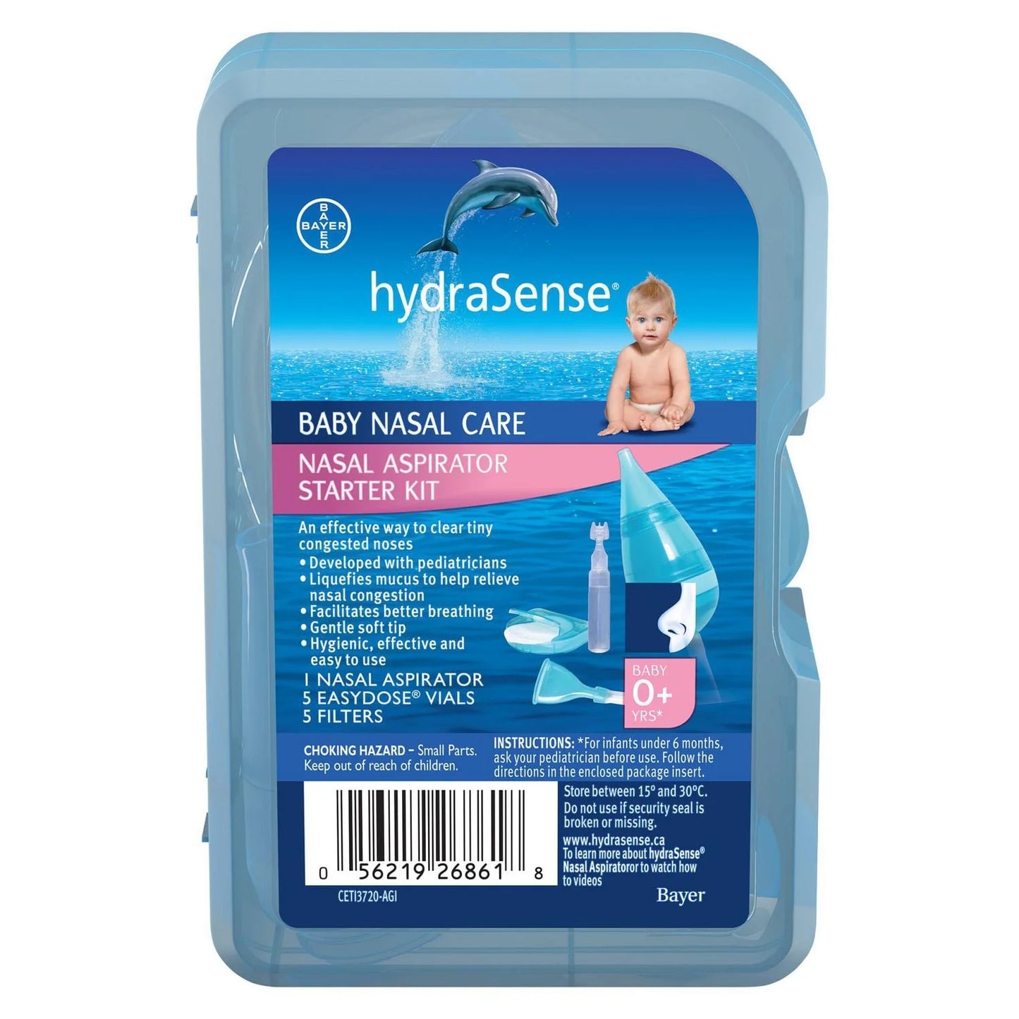 hydraSense Nasal Aspirator Starter Kit, 1 Kit
