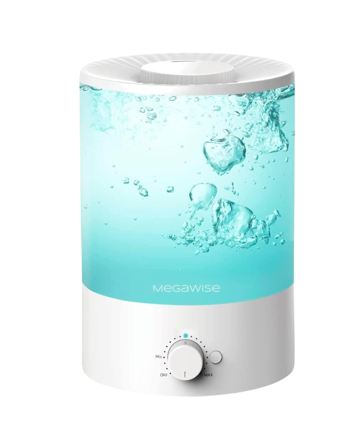 MegaWise 3.5L Cool Mist Humidifier – Ultra-Quiet Ultrasonic Vaporizer for Baby Nursery, Bedroom & Office | Top-Fill Design, Essential Oil Diffuser, Easy to Clean, 7-Color Night Light, Auto Shut-Off