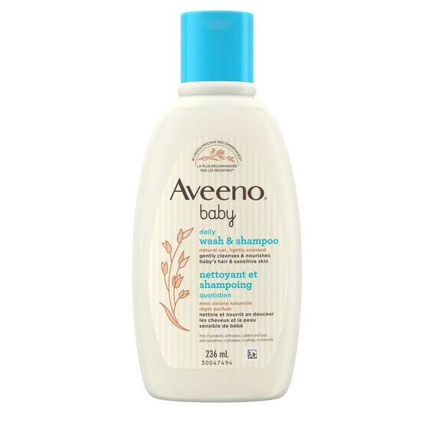 Aveeno Baby Wash & Shampoo, 236 mL