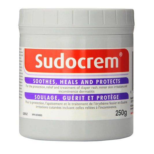 Sudocrem® Healing Cream - 250 gTub - Diaper Rash | Minor Skin Irritations | Incontinence Dermatitis Cream, Recommended by pediatricians, dermatologists