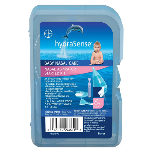 hydraSense Nasal Aspirator Starter Kit, 1 Kit