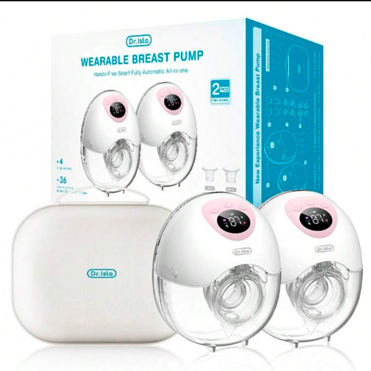 2pcs/Set 210ml Electric Breast Pump, 4 Modes 36 Settings, Massage Suction, Adjustable Frequency, Odorless, Smart Memory Mode (With Carrying Bag)