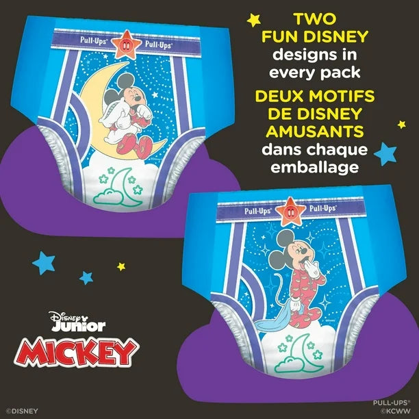 Pull-Ups Night Time Training Pants, Giga Pack, Size 2T-6T, Sizes: 2T-6T
